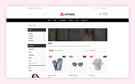 Apparel – Fashion PrestaShop Teması