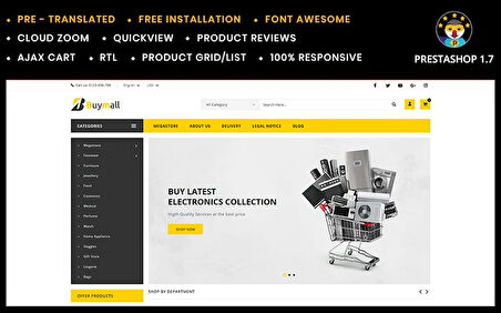 Buymall - Multipurpose Store PrestaShop Teması