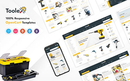 Toolex - Tool Store OpenCard Teması