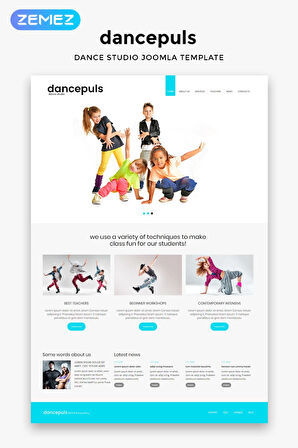 Dancepuls - Dance Studio Joomla Teması