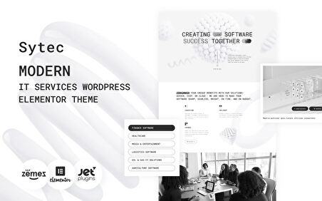 Sytec - Modern IT Services Landing Wordpress Teması
