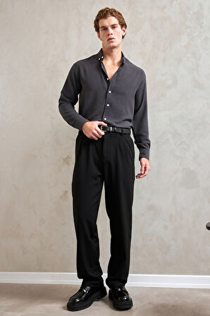 Erkek Oversize Kesim Aerobin Gömlek