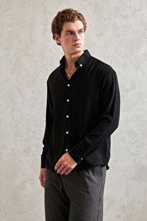 Erkek Oversize Kesim Aerobin Gömlek