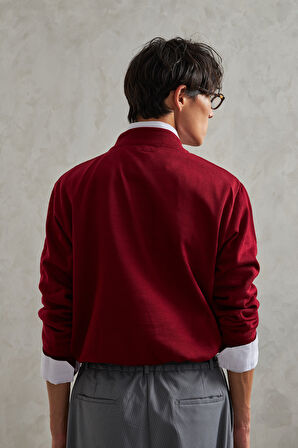 Erkek Yarım Balıkçı Oversize Basıc Triko Kazak