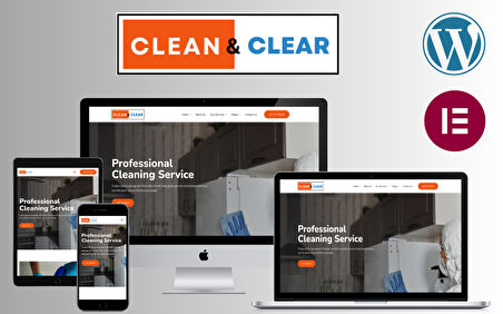 Clean & Clear - Home Cleaning Wordpress Teması