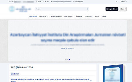 OJS Dergi Teması (Open Journal System Theme)