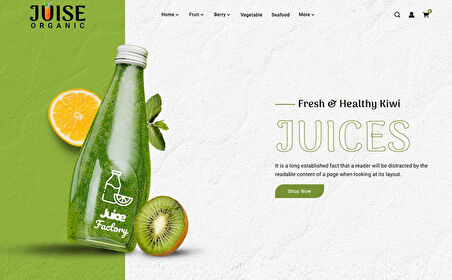 Juise Organic – Juise Store OpenCard Teması