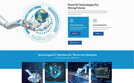Technip – Technology & IT Solution HTML&CSS Teması