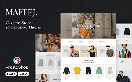 Maffej Fashion and Accessories PrestaShop Teması