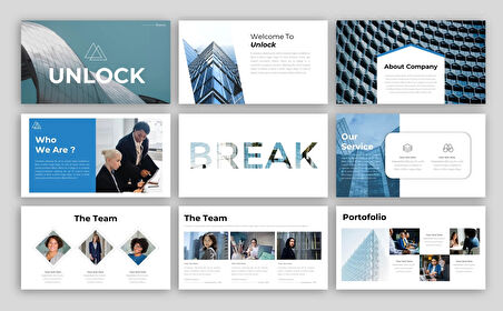 Creative Business Presentation Power Point Teması