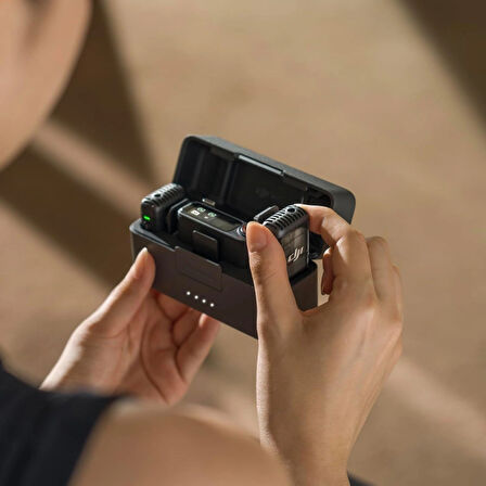 Dinamik Mic 2 (2 TX + 1 RX + Charging Case)-Gürültü Engelleme, Dokunmaktik ekran, Mikrofon