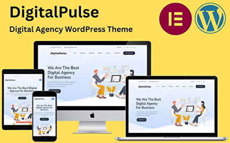 DigitalPulse - SEO & Digital Marketing Agency Wordpress Teması