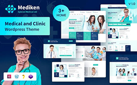 Mediken - Medical & Clinic Service Wordpress Teması