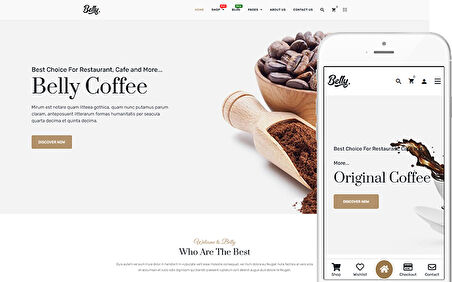 Belly - Theme for Coffee & Drinks Store