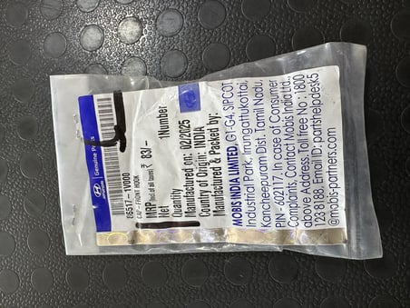 ACCENT BLUE 11> ÖN ÇEKİ KAPAĞI