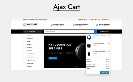 Plexcart - Electronics Mega Store PrestaShop Teması