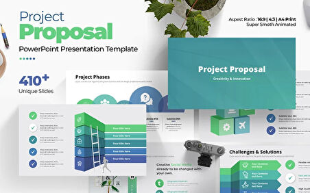 The Best Project Proposal Power Point Teması
