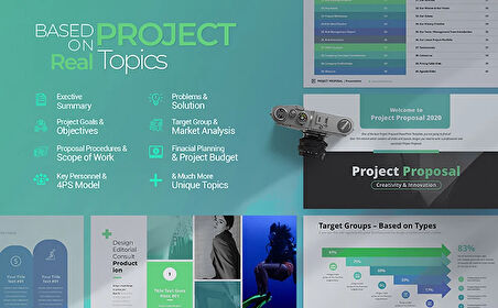 The Best Project Proposal Power Point Teması