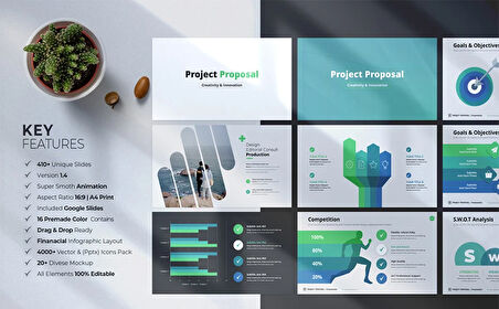 The Best Project Proposal Power Point Teması