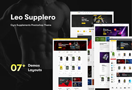 Leo Supplero - Gym Supplements PrestaShop Teması