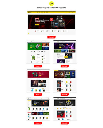 Leo Supplero - Gym Supplements PrestaShop Teması