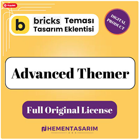 Advanced Themer Bricks Builder PRO Eklentisi + Lisansı