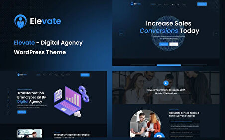 Elevate - Digital Agency Wordpress Teması