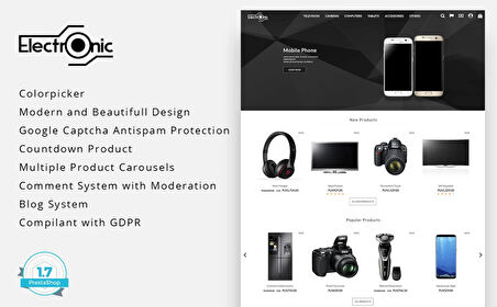 Extra Electro - Electronic Store PrestaShop Teması