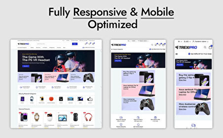Trexipro - Electronics and Mega Store PrestaShop Teması
