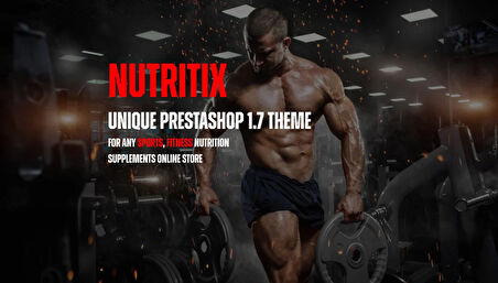 Leo Nutritix - Fitness Supplements PrestaShop Teması