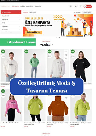 Moda – Tasarım E-Ticaret Wordpress Teması +PRO