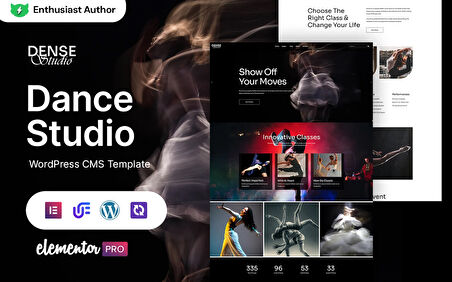 Dense Studio - Dance Studio And Academy Wordpress Teması