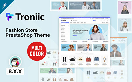 Troniic - Fashion and Clothes PrestaShop Teması