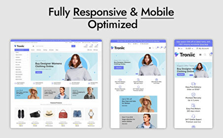 Troniic - Fashion and Clothes PrestaShop Teması