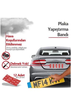Plaka Yapıştırma Bandı Otomobil Motosiklet Kamyon Plaka Yapıştırma Araç Plaka Güçlü Yapıştırıcı