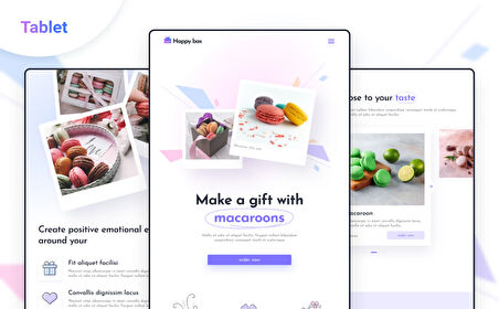 HappyBox — Multipurpose Colorful Landing Page HTML&CSS Teması