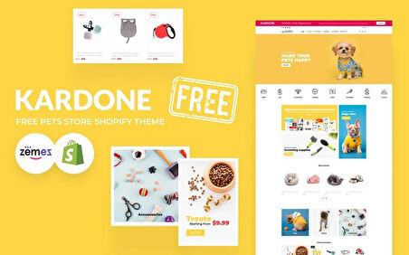 Kardone - Pets Store Shopify Teması