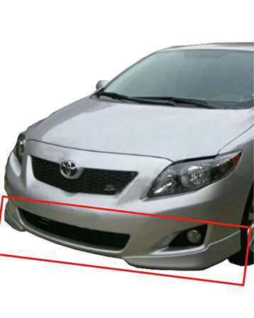 COROLLA 2007-2009 ÖN TAMPON FLAPLARI (( BOYASIZ ))