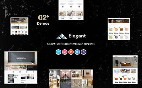 Elegant - Floor Tiles Store OpenCard Teması