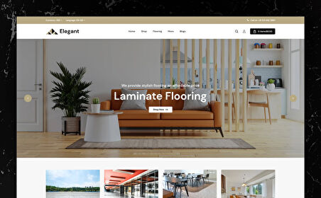 Elegant - Floor Tiles Store OpenCard Teması