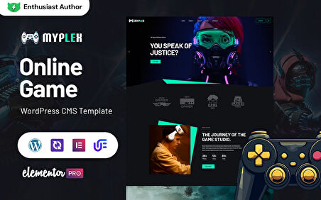 Myplex - Online Games Wordpress Teması
