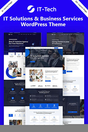 IT-Tech IT Solution & Technology Wordpress Teması