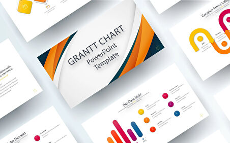 Gantt Chart Power Point Teması