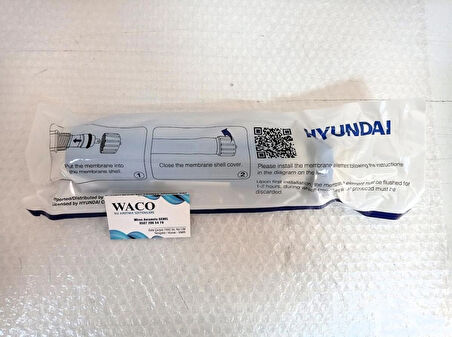Hyundai Su Arıtma Cihazı Membran 100 Gpd Filtre - NSF Onaylı Membran Anahtarı Hediyeli (ORJİNAL ÜRÜNDÜR)