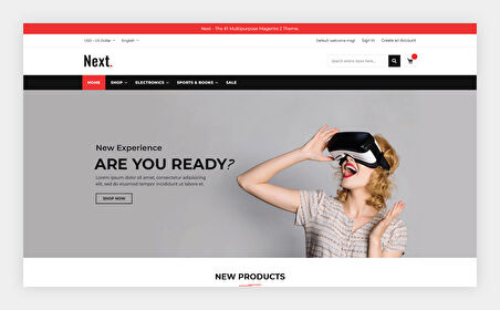 Next – Electronics Magento Teması