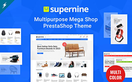 Supernine - Multipurpose Mega Shop PrestaShop Teması
