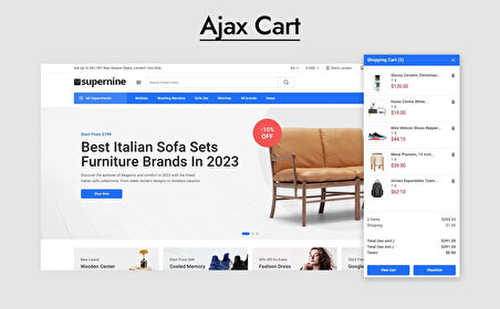 Supernine - Multipurpose Mega Shop PrestaShop Teması