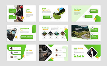Headway - Sustainable Transport Presentation Google Slides Teması