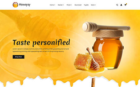 Honeysy - Honey Shop OpenCard Teması