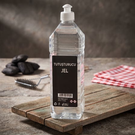 Çok Amaçlı Kokusuz Jel Yakıt - Dumansız Şömine Barbekü Yakacağı - 1 Litre
